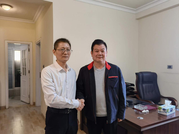 j9游戏公司董事长王元旦一行接见中铁二局埃塞分公司